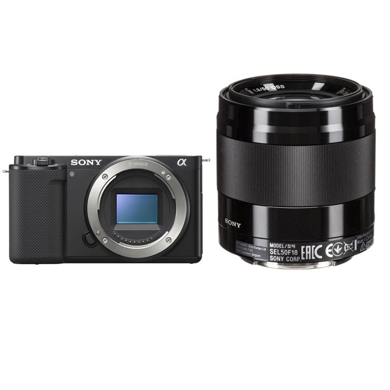 Sony ZV-E10 Body + Sony E 50mm F1.8 OSS