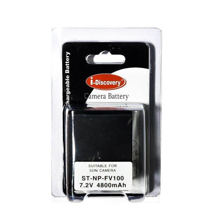 Pin i-Discovery NP-FV100 cho Sony HDR pj675, ax40, axp55, ax100, ax700, x70, z90, dcr-sr300e, sr200e, sr82e, sr62e…
