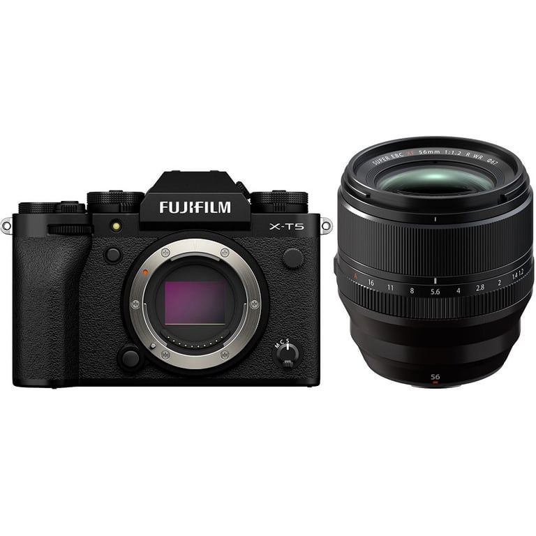 Fujifilm X-T5 Body + Fujifilm XF 56mm F1.2 R WR