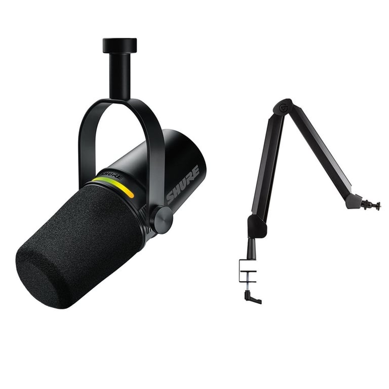 SHURE MV7　＆　Elgato Wave Mic Arm LP　のセット Elgato Wave Mic Arm LP + Shure SM7B | Setup & Review - YouTube