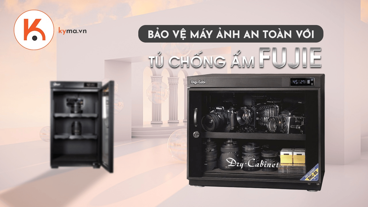 Bảo vệ máy ảnh an toàn với tủ chống ẩm nhà Fujie