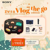 Máy ảnh Sony ZV-1 Mark II Vlog on the go Edition Đen