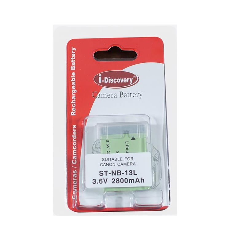 Pin i-Discovery NB-13L cho Canon G9X, SX620HS, SX720HS, SX730, G5X, G7X MARK II