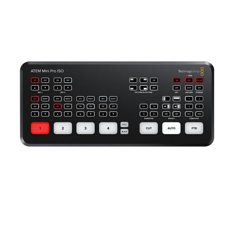 Blackmagic ATEM Mini Pro ISO　中古美品 Bộ Trộn Hình Blackmagic ATEM Mini Pro ISO giá rẻ, chính hãng Trả