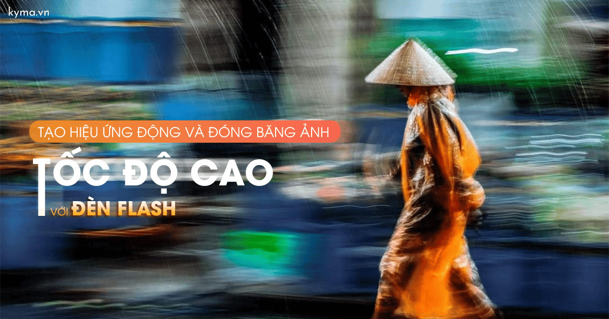 Tạo hiệu ứng động và đóng băng ảnh tốc độ cao với đèn flash