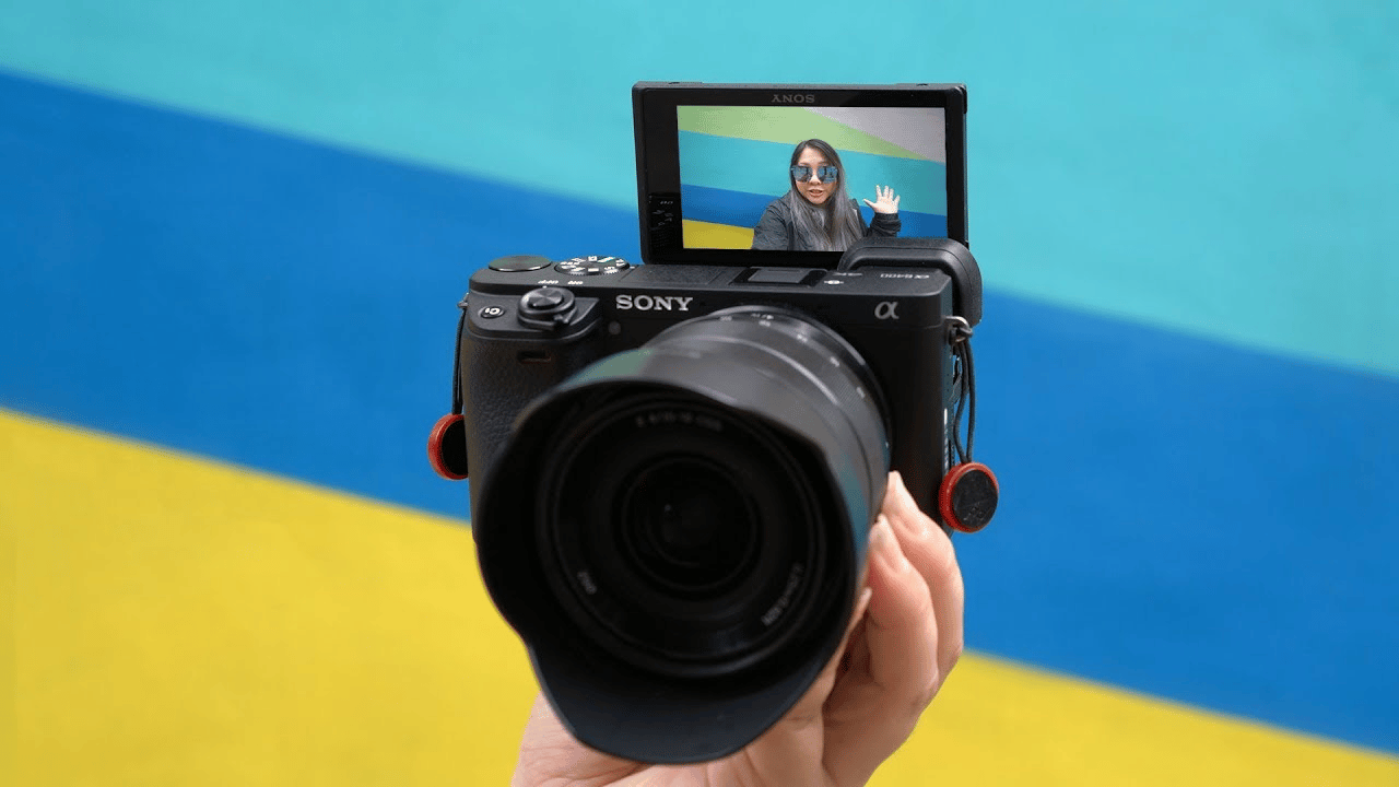 Máy ảnh Sony A6400 Body + E PZ 18-105mm F4 G OSS/ Đen -2