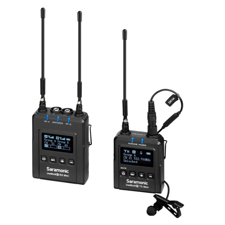 Microphone Saramonic UwMic9S Mini Kit 1 (TX9S Mini + RX9S Mini)