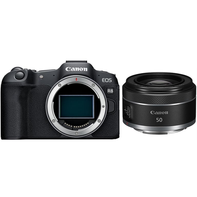 Máy ảnh Canon EOS R8 Body + Canon RF 50mm F1.8 STM