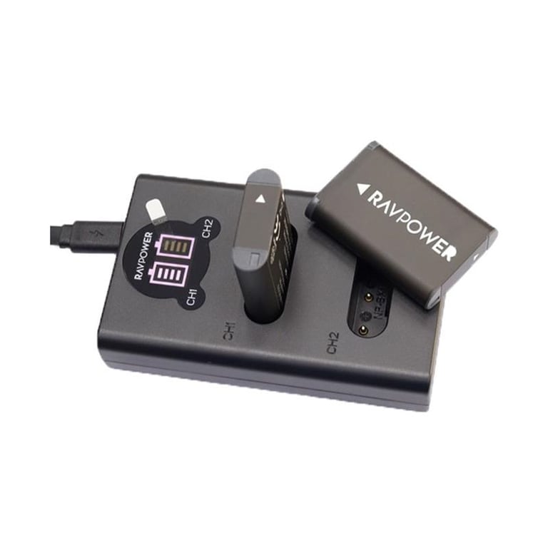 Bộ pin + sạc Ravpower NP-BX1 cho Sony RX100 WX350, HX99, RX100, CX405, PJ410, PJ440