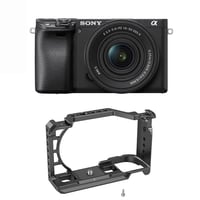 Sony Alpha A6400 Kit 16-50mm F3.5-5.6 OSS II + SmallRig Cage for Sony A6500, A6400, A6300, A6100 CCS2310C