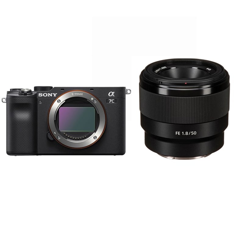 Sony Alpha A7C Body + Sony FE 50mm F1.8