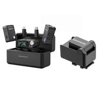 Microphone Saramonic Ultra ( 2TX + 1RX ) Đen + Saramonic Ultra Camera Adapter cho Sony