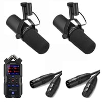 Shure SM7B (2c) + Zoom H4 Essential (1c) + Ugreen XLR sang giắc XLR 20711 3m (2c)