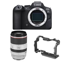 Canon EOS R6 Mark II Body + Canon RF 70-200mm F2.8 L IS USM + SmallRig Cage for Canon EOS R6 Mark II R6II 4159B