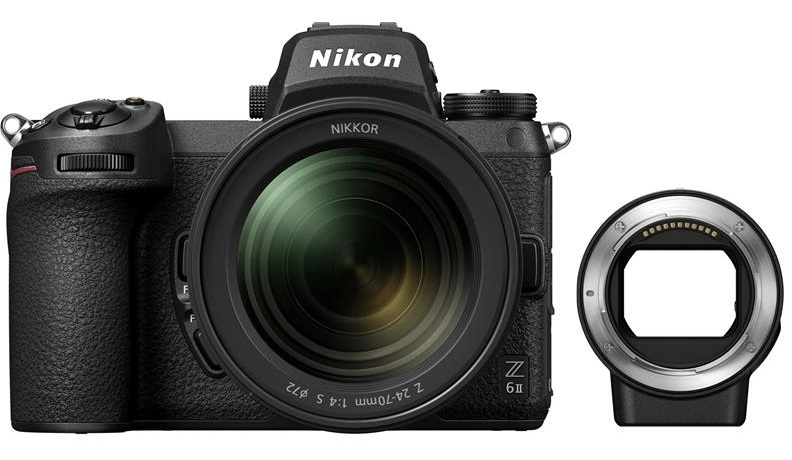 Máy ảnh Nikon Z6 II Kit Nikkor Z 24-70mm F4 S + Ngàm Chuyển Nikon FTZ (nhập khẩu)