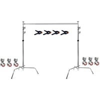 Bộ giá treo phông di động Inox 3.3m X 3M có bánh xe