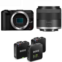 Canon EOS R50 V Body + Canon RF-S 14-30mm F4-6.3 IS STM PZ + Rode Wireless Go III