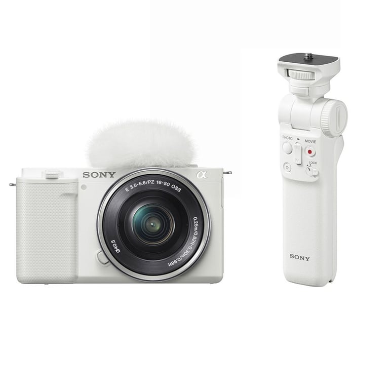 Sony ZV-E10 Kit + Báng tay cầm Sony GP-VPT2BT Trắng