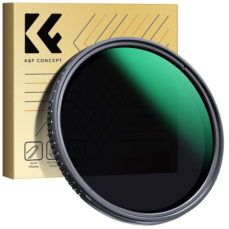 Kính lọc K&F Concept Nano Dazzle ND2-400 ( 1-9 Stop ) 77mm KF01.2362