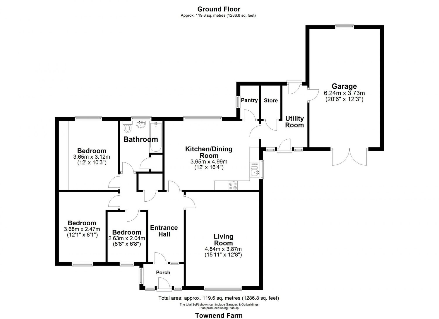 Town End Farm , Bielby, York Floorplan