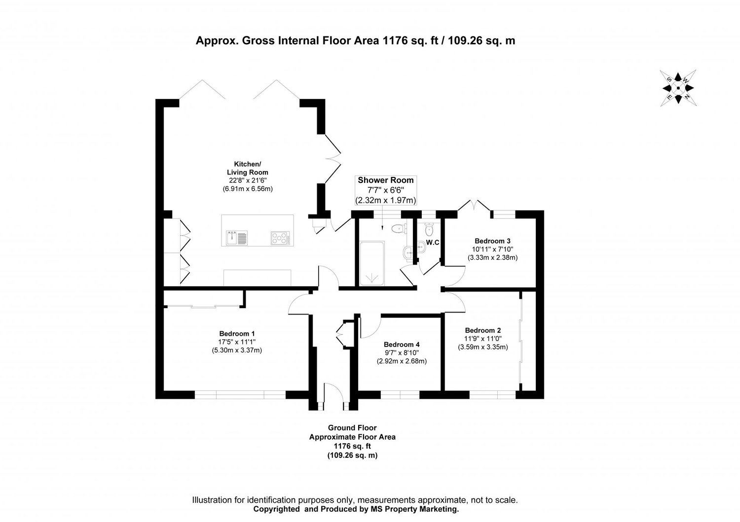 24 Sandwalk, Market Weighton, York Floorplan