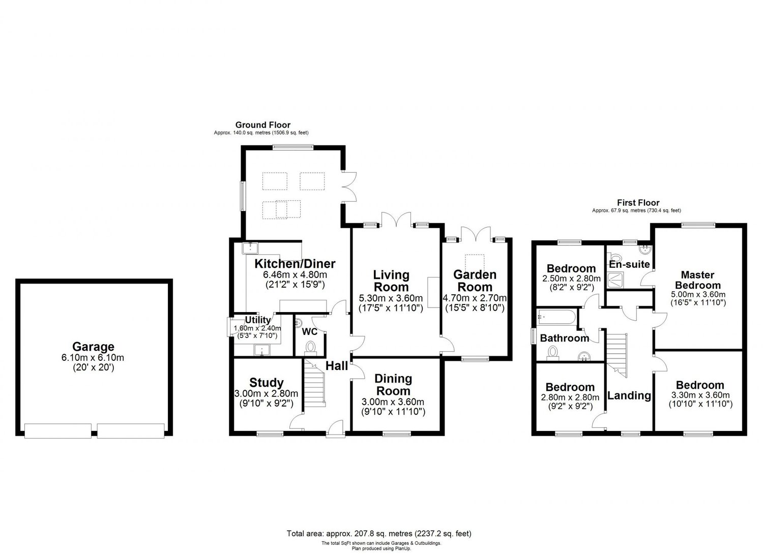 11 The Rise, Leavening, Malton Floorplan