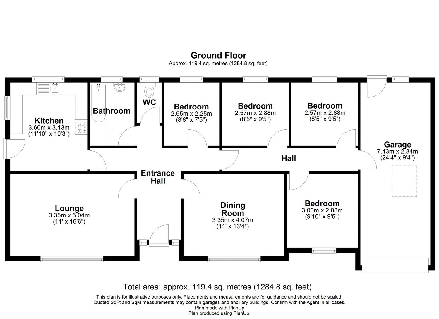 1 Butts Lane, Wilberfoss, York Floorplan