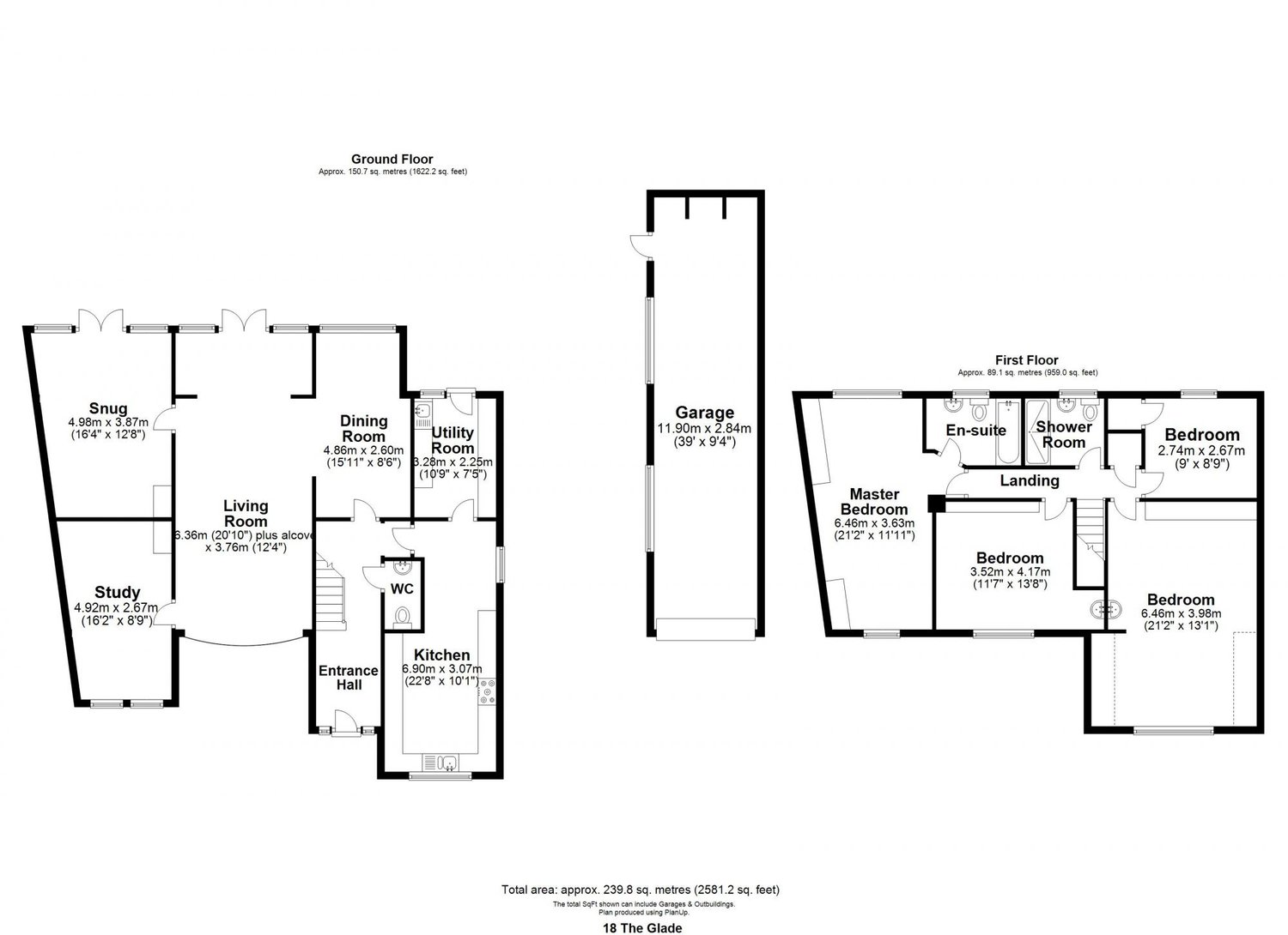 18 The Glade, Escrick, York Floorplan
