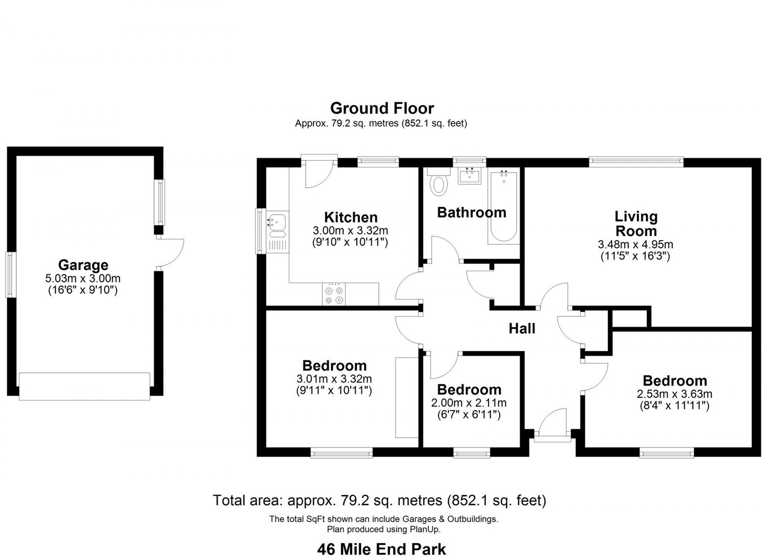 46 Mile End Park, Pocklington, York Floorplan