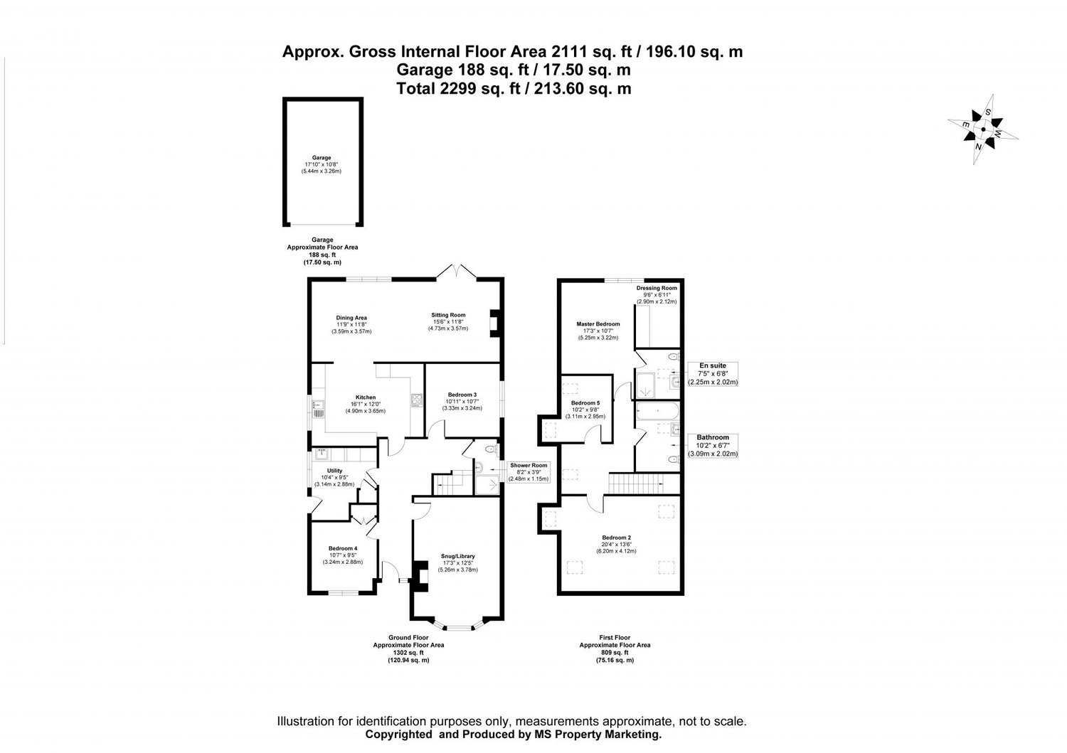3 Paddock Close, Wilberfoss, York Floorplan