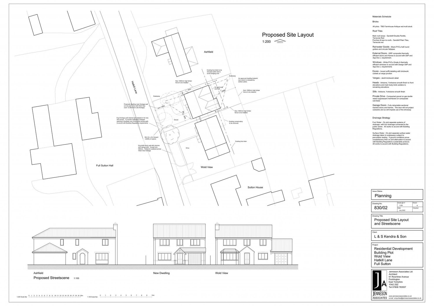 Building Plot adjacent to Wold View Full Sutton, York