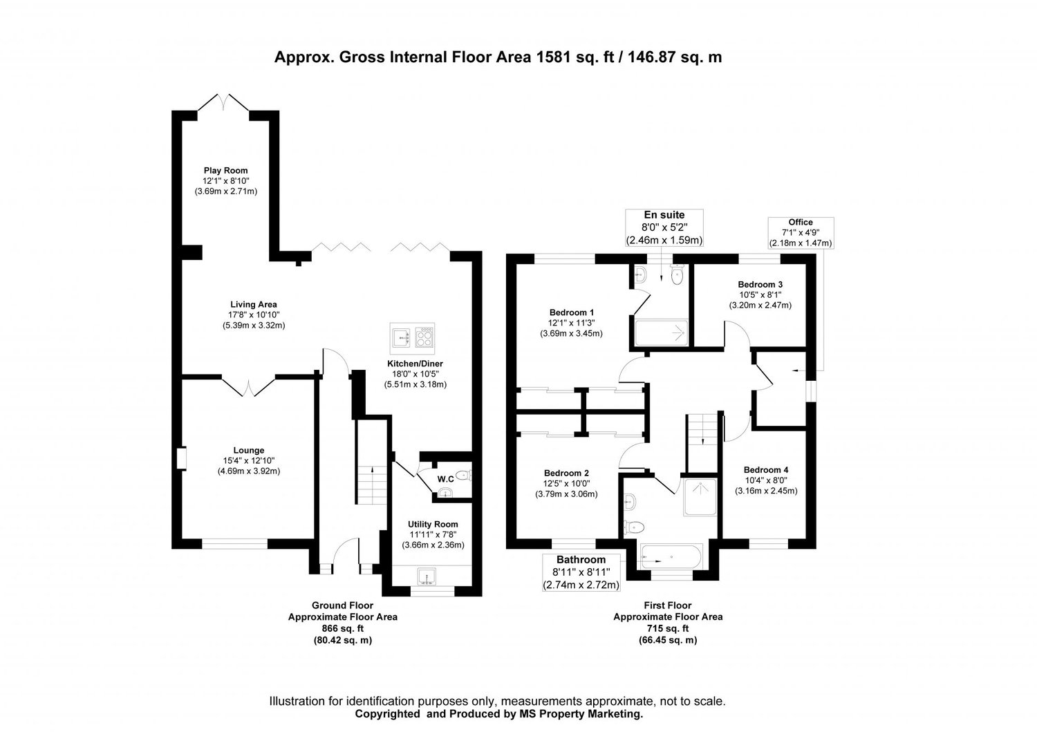 Wold View Spen Lane, Holme-on-spalding-Moor, York Floorplan