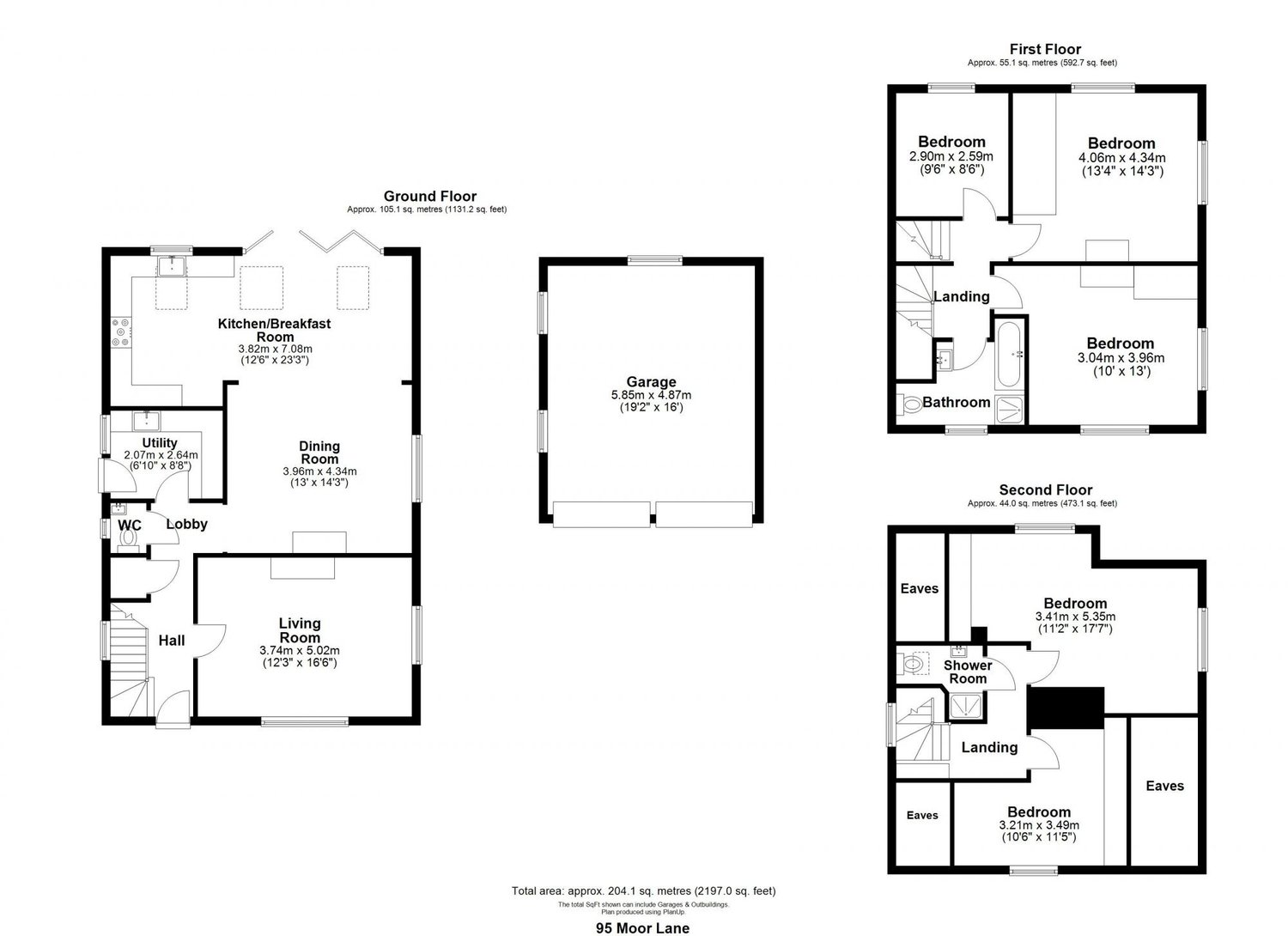 95 Moor Lane, , York Floorplan