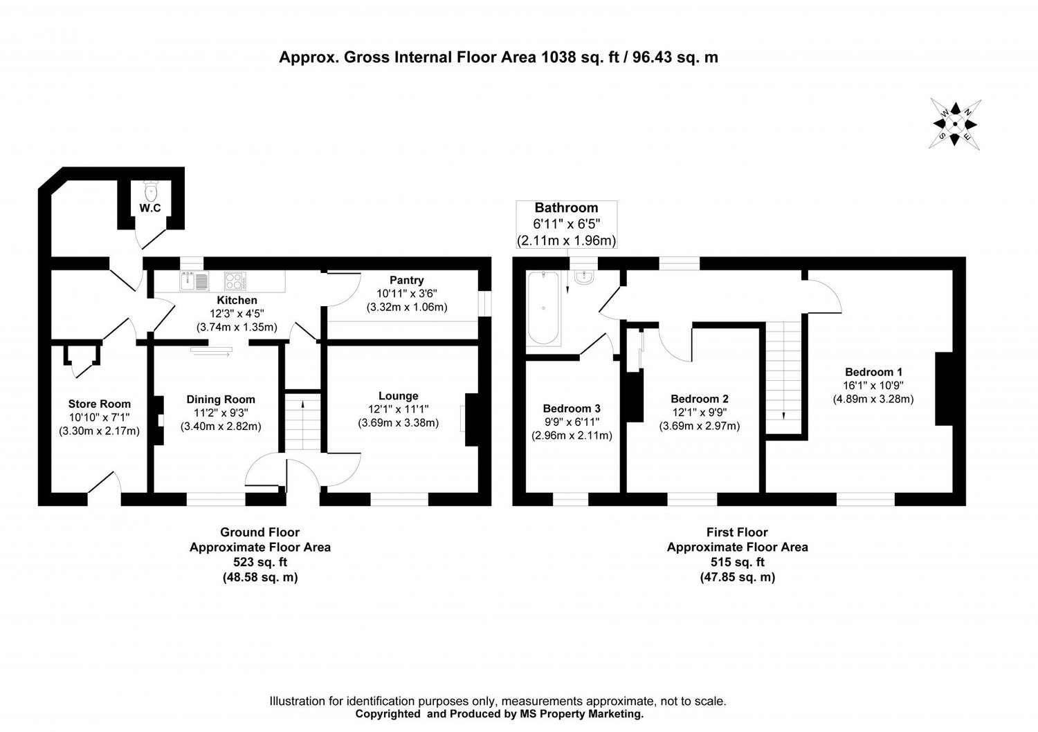 Sherbutt Cottage 3 Chapmangate, Pocklington, York Floorplan