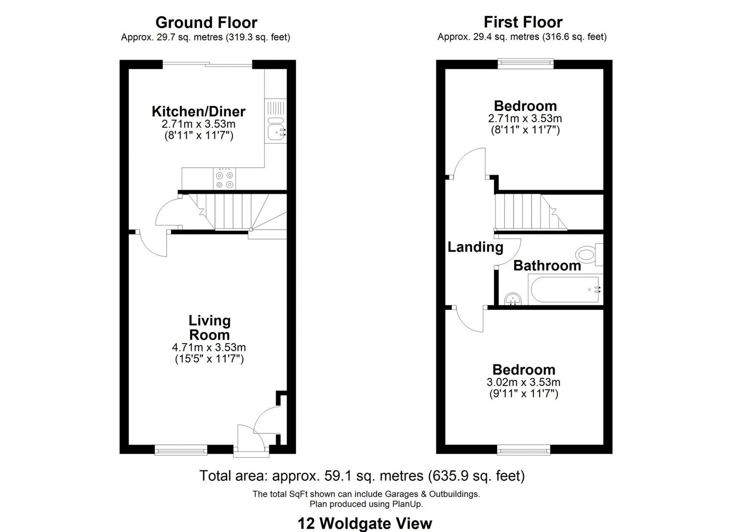12 Woldgate View, Pocklington, York Floorplan