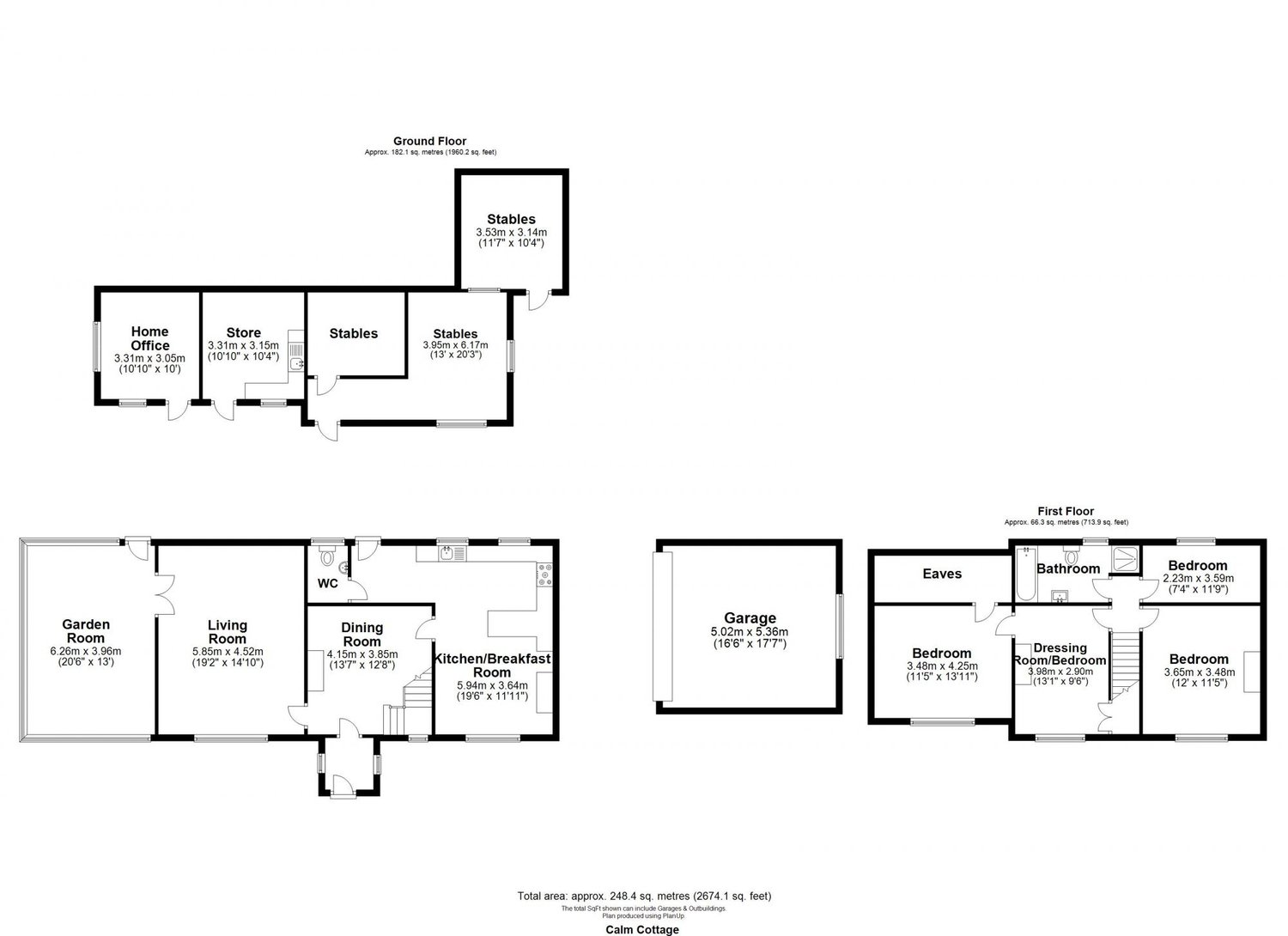 Calm Cottage Main Street, Ellerton, York Floorplan