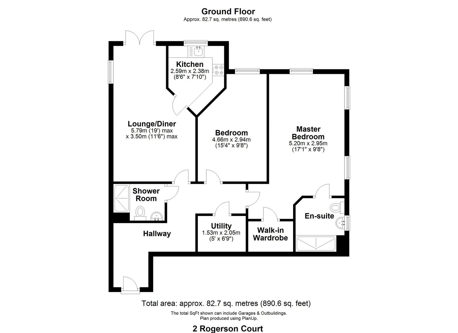 Rogerson Court Apartment 2 Scaife Garth, Pocklington, York Floorplan