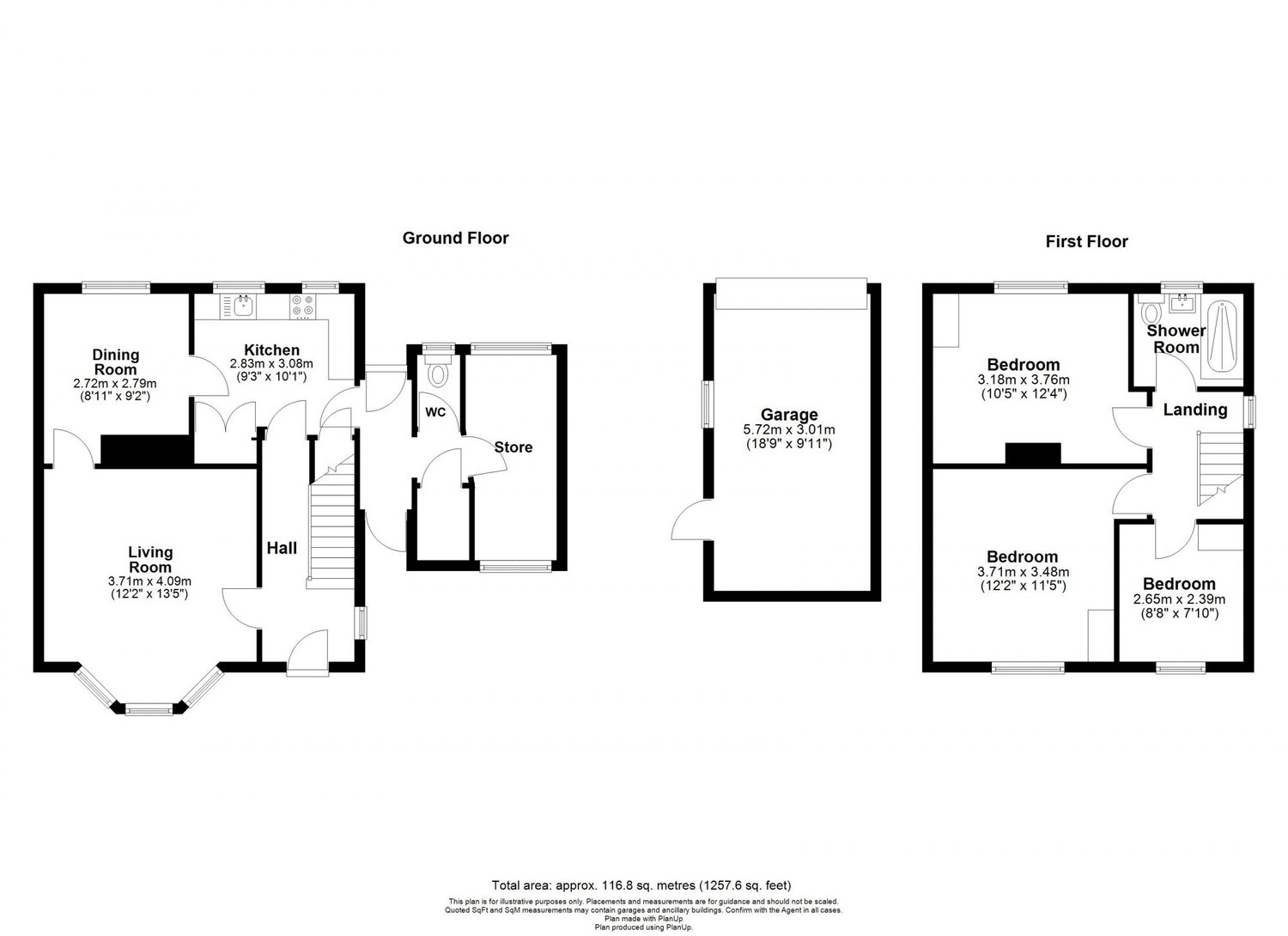 44 Westfield Road, Market Weighton, York Floorplan