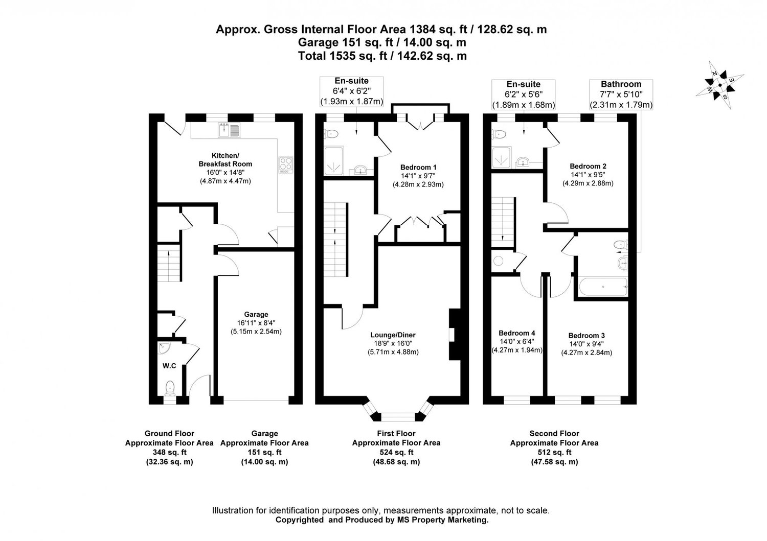 9 Rowley Mews, Pocklington, York Floorplan