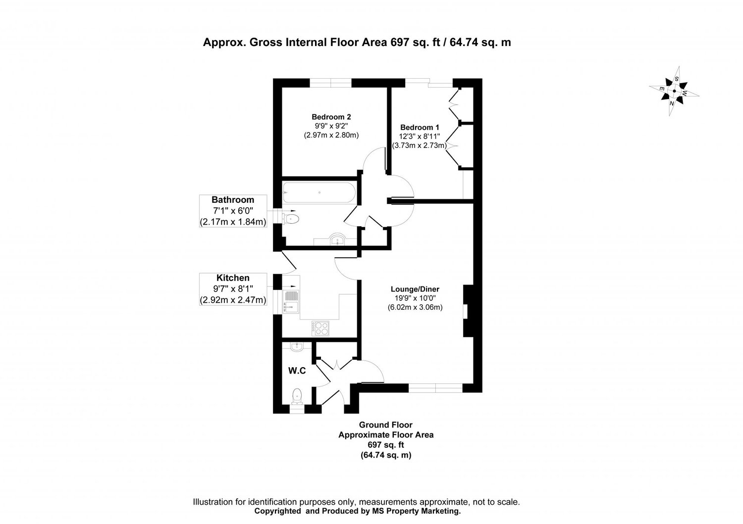 42 Moorfield Way, Wilberfoss, York Floorplan