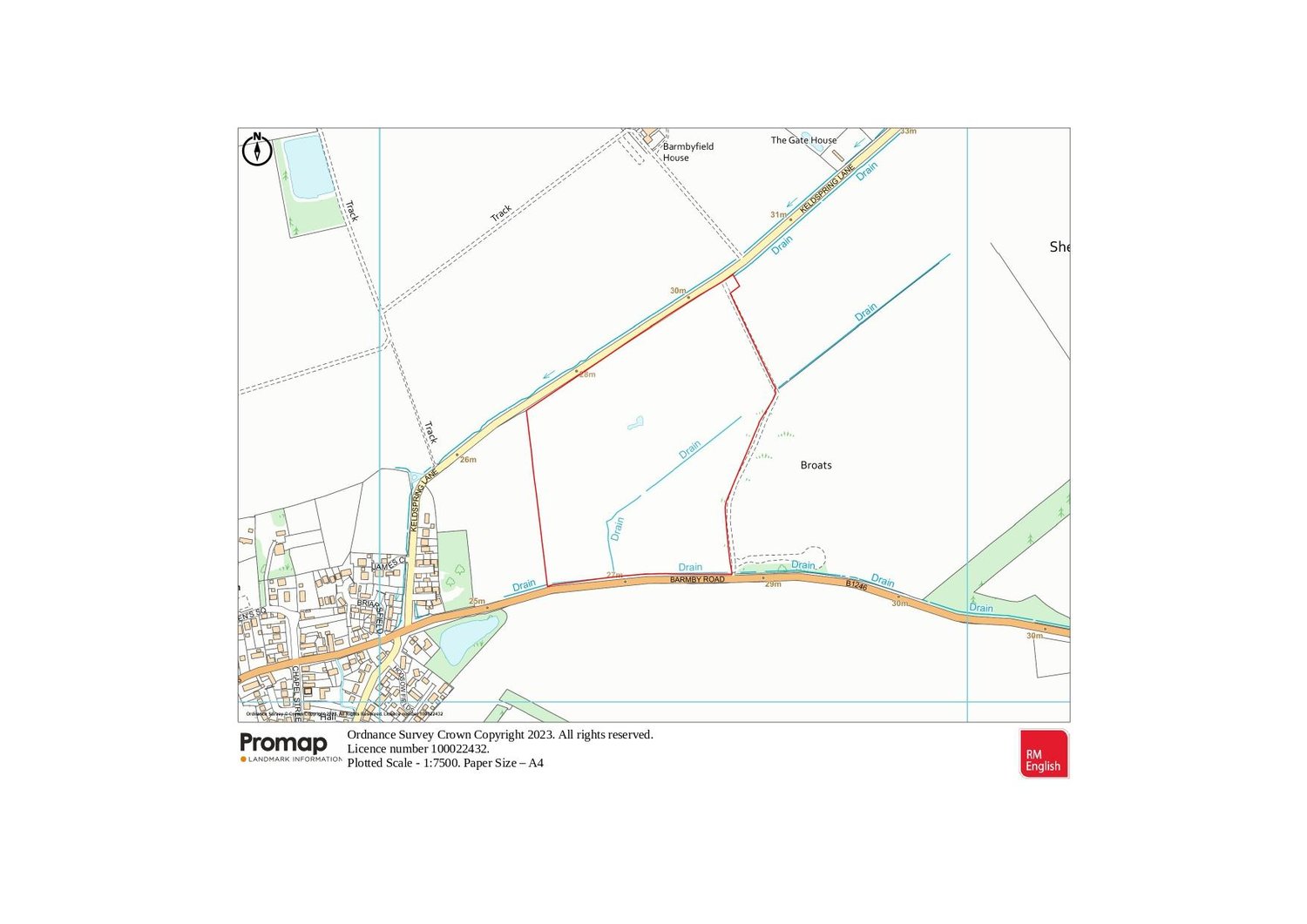 Land on Barmby Road Barmby Road, Pocklington 