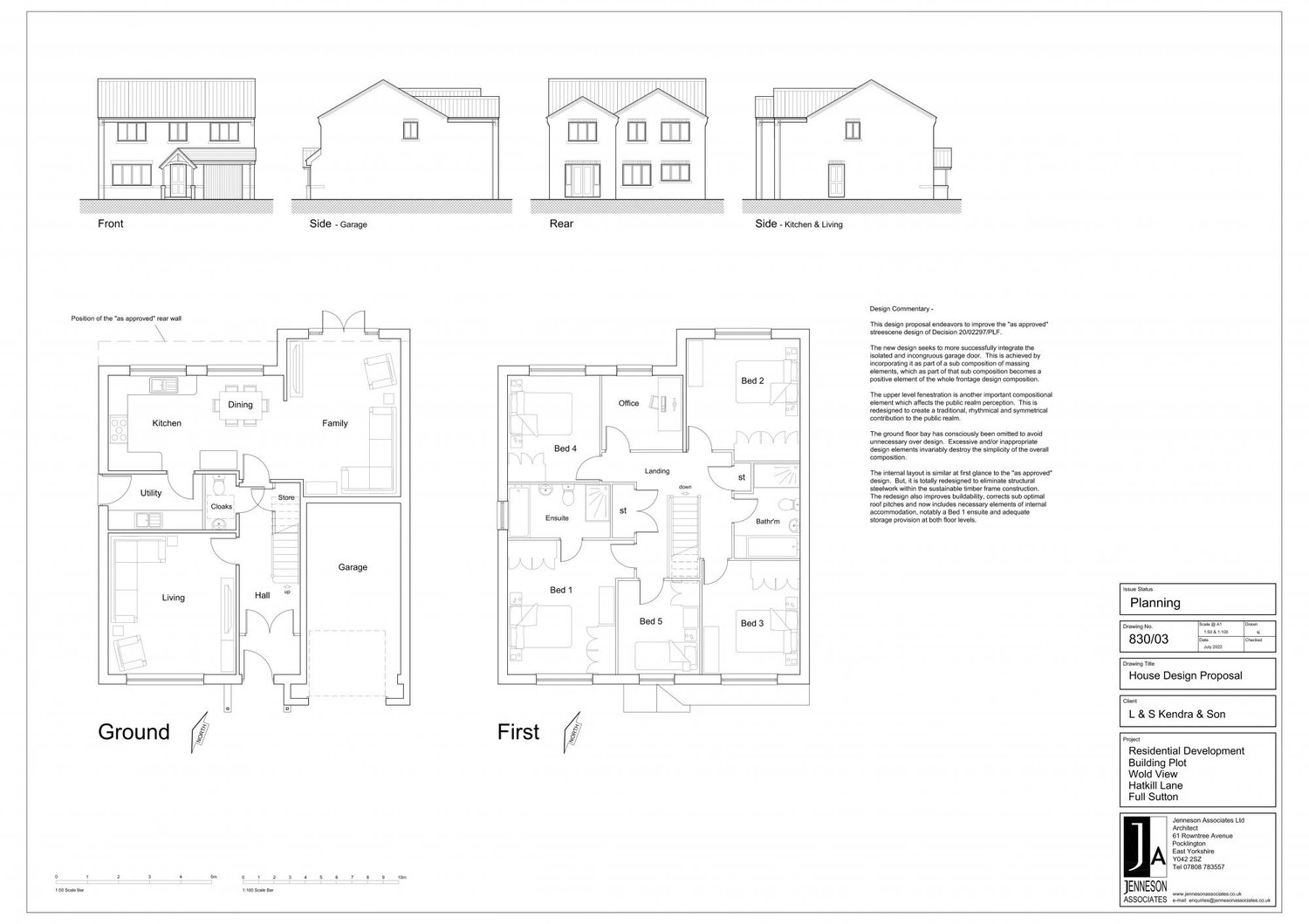 Building Plot adjacent to Wold View Full Sutton, York