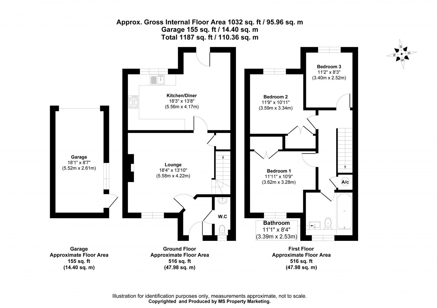 9 Jasmine Garth, Sutton on Derwent, York Floorplan