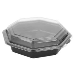 Contenitori ottagonale nero PS