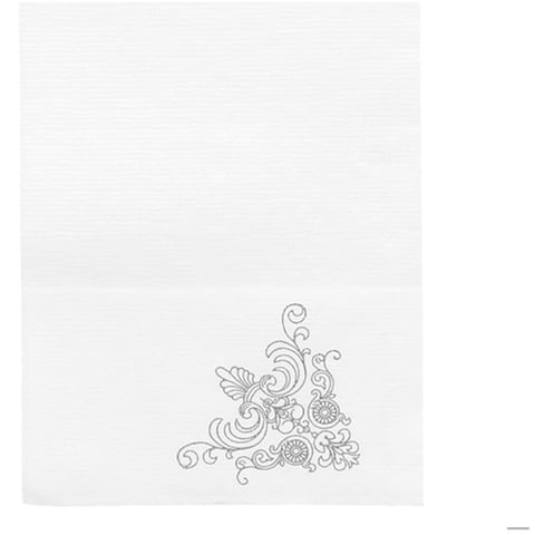 TOVAGLIOLI MINI SERVIS ECOLABEL 1 VELO 'TRADITION' 20 G/M2 17x17 CM BIANCO CELLULOSA (9600 UNITÀ)
