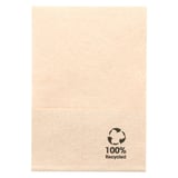 TOVAGLIOLI MINI SERVIS ECOLABEL 1 VELO FEEL GREEN  23 G/M2 17x17 CM NATURALE TISSUE RICICLATO (9600 UNITÀ)