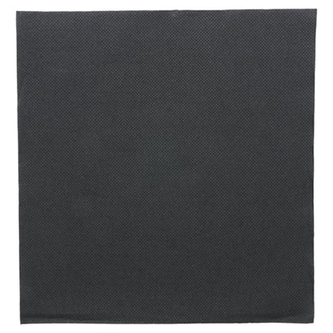 TOVAGLIOLI ECOLABEL DOUBLE POINT  18 G/M2 39x39 CM NERO TISSUE (1200 UNITÀ)