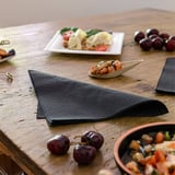 TOVAGLIOLI ECOLABEL 2 VELI  18 G/M2 39x39 CM NERO TISSUE (1600 UNITÀ)