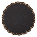 SOTTOBICCHIERI 9 VELI  8x18 G/M2 + (30+12) G/M2 Ø9 CM NERO TISSUE (3000 UNITÀ)