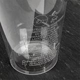BICCHIERE INIETTATO  400 ML Ø 8,5/6x13 CM TRASPARENTE PS (500 UNITÀ)